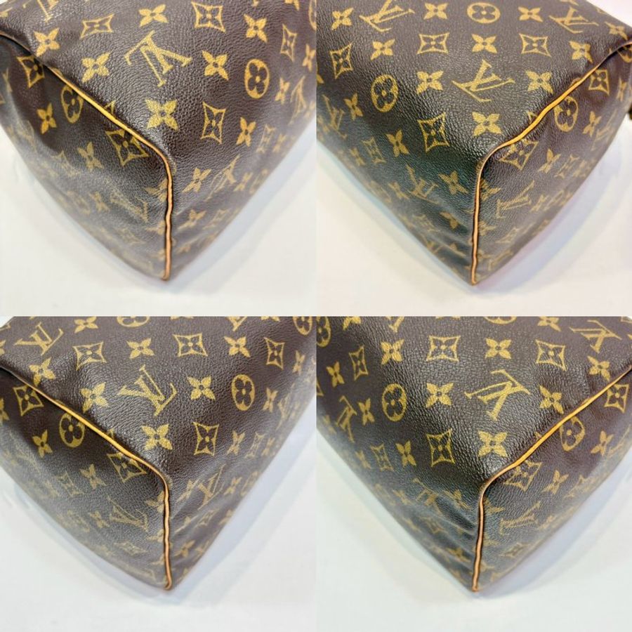 LV Speedy 30老花波士頓包-9