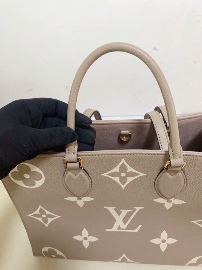 Louis Vuitton 路易威登Onthego中號托特包,大象灰色🈚附件-6