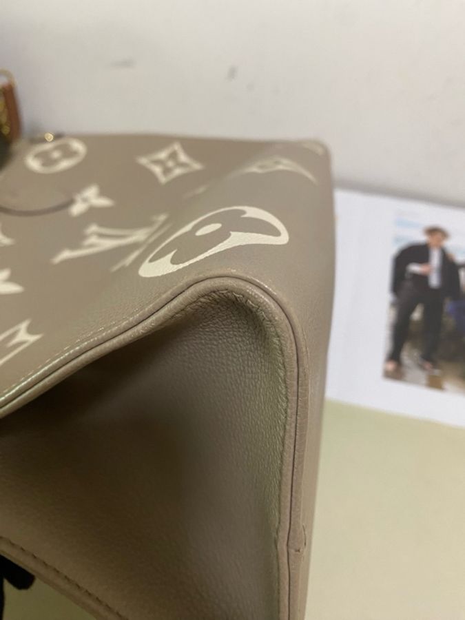 Louis Vuitton 路易威登Onthego中號托特包,大象灰色🈚附件-13