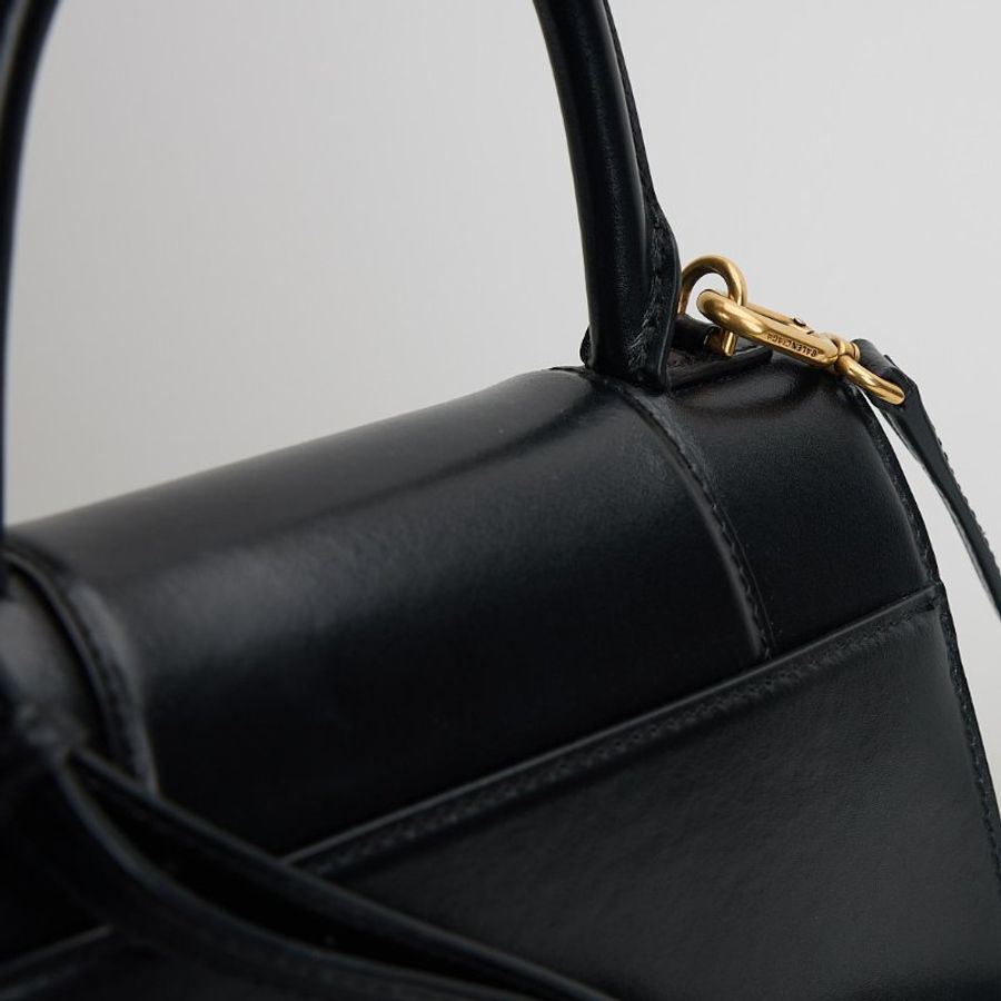 Balenciaga 小號沙漏包 黑金-9