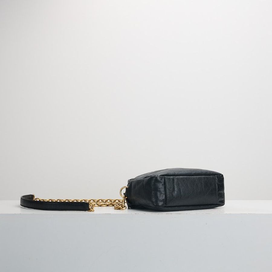 Balenciaga Monaco xs 相機包/黑金-3