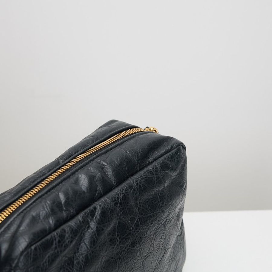 Balenciaga Monaco xs 相機包/黑金-11
