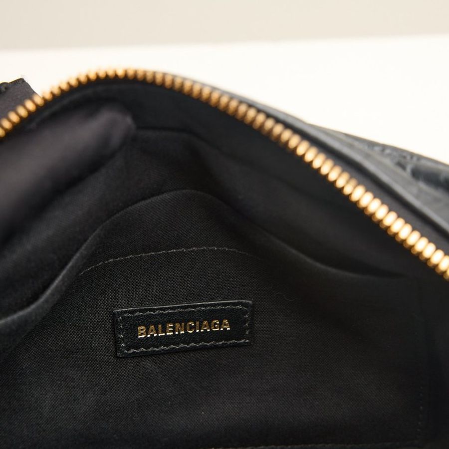 Balenciaga Monaco xs 相機包/黑金-17