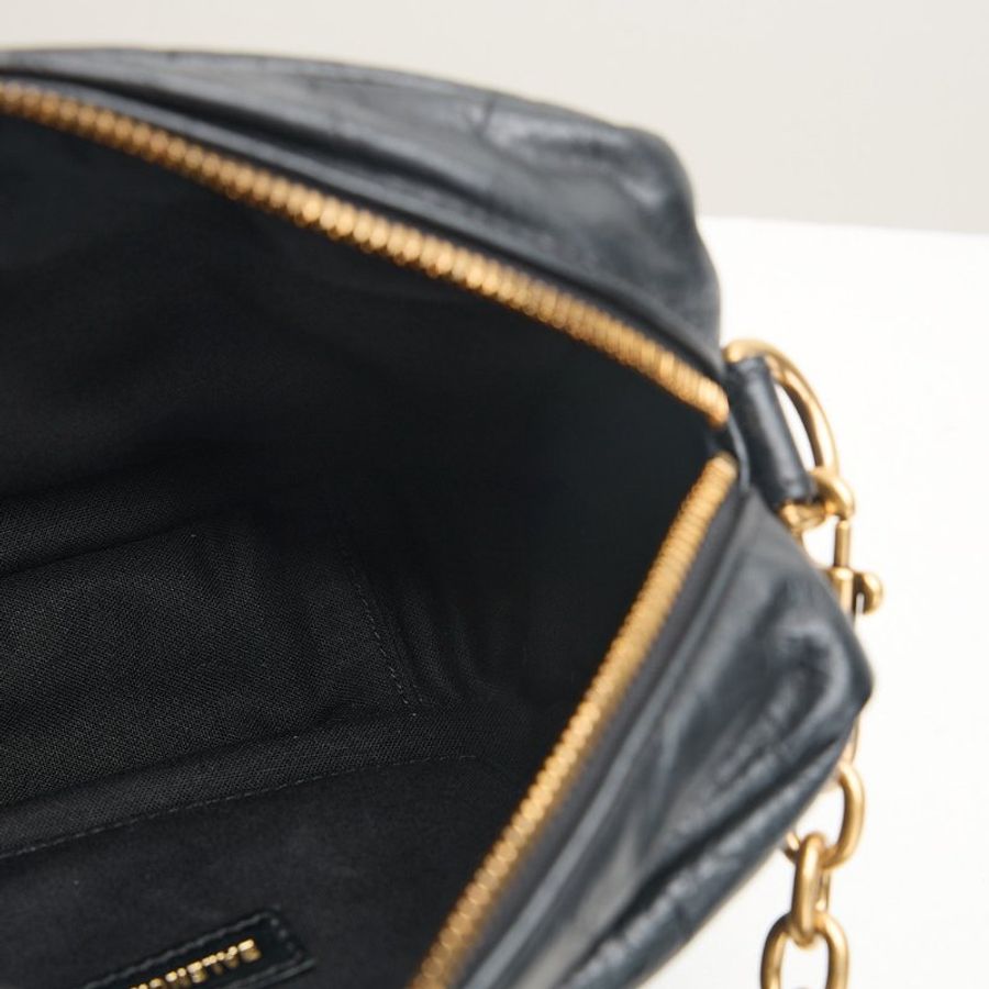 Balenciaga Monaco xs 相機包/黑金-18
