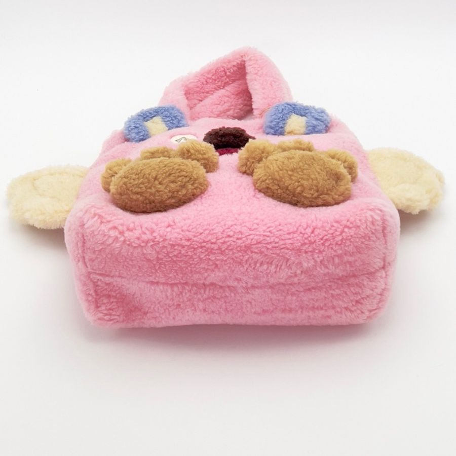 【威選精品】 ✨ GUCCI 粉色羊羔毛飛熊手提兒童包 ✨-8