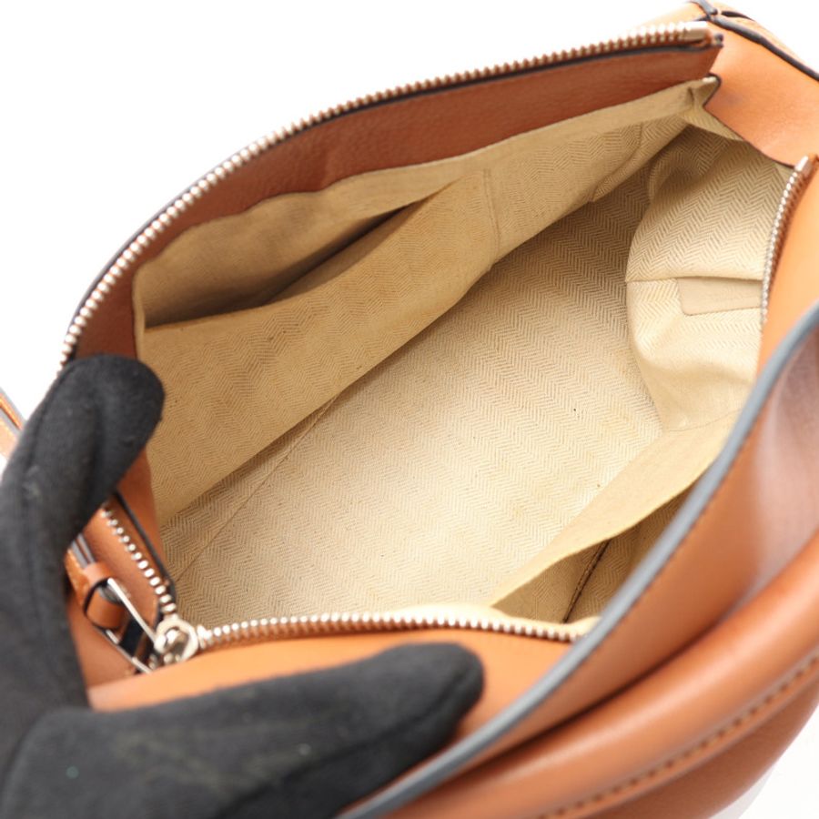 棕色 牛皮 Puzzle medium 兩用包【LOEWE 羅威】 A510P49X23-3