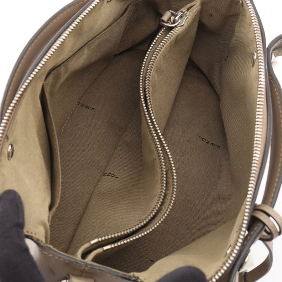 FENDI BY THE WAY 中型單肩手提包 8BL124 皮革 米色 二手 斜背包-2