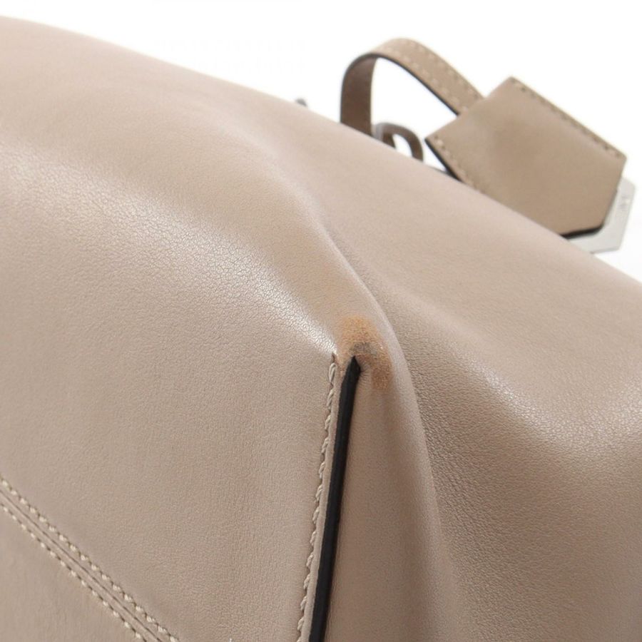 FENDI BY THE WAY 中型單肩手提包 8BL124 皮革 米色 二手 斜背包-5