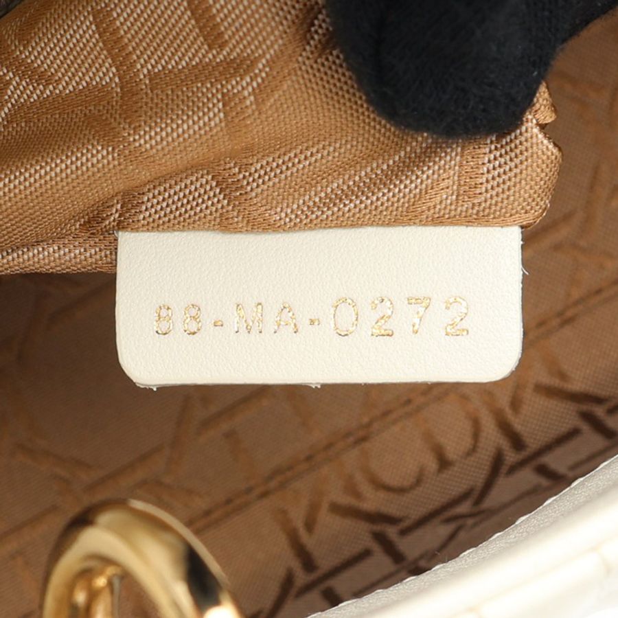 白色 羊皮 Lady Dior Mini 兩用包【Dior 迪奧】 M0505ONGE-4
