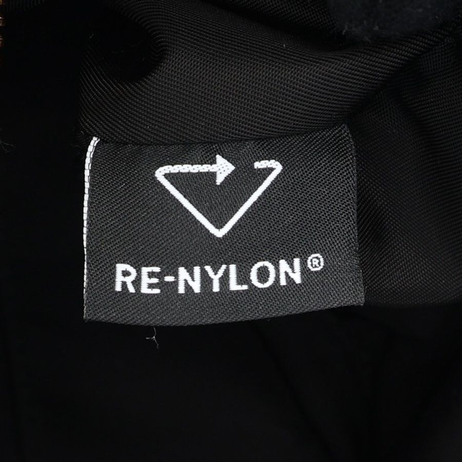 黑色 Re-Nylon 尼龍 Explore 中號 肩背包【PRADA 普拉達】 1BD394-5