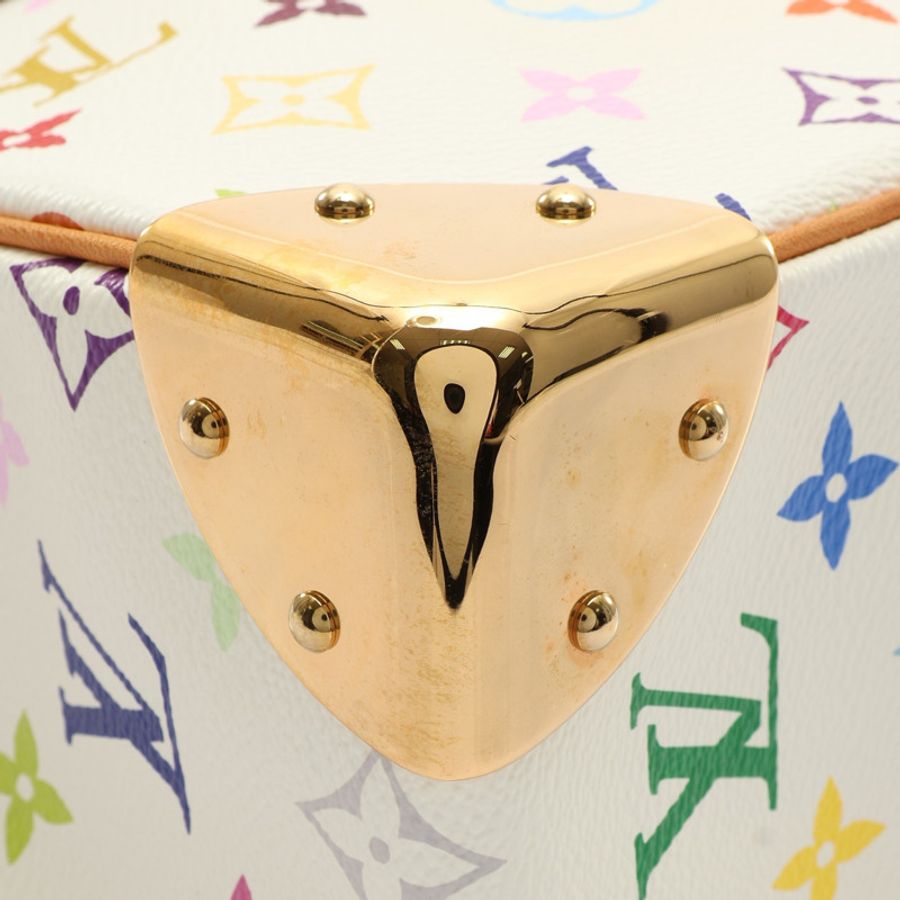 白彩 原花帆布 鉚釘 Boulogne 肩背包【LOUIS VUITTON LV 路易威登】 M92660-7