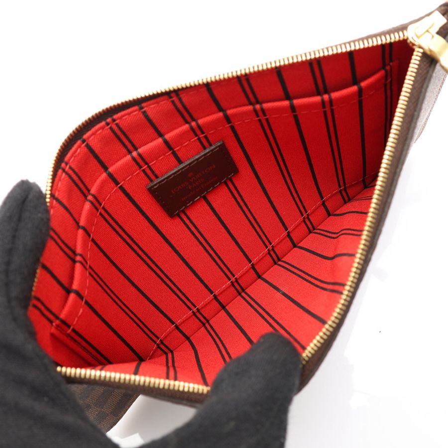 棕色 棋盤格 帆布 Neverfull GM 肩背包【LOUIS VUITTON LV 路易威登】 N51106-4