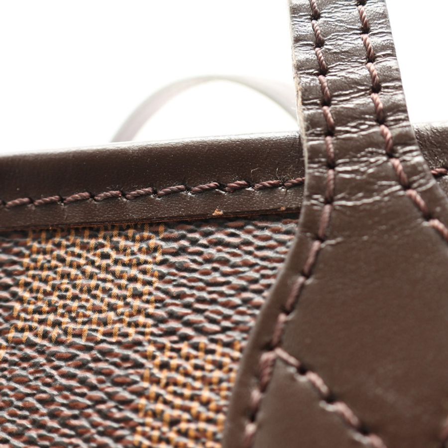 棕色 棋盤格 帆布 Neverfull GM 肩背包【LOUIS VUITTON LV 路易威登】 N51106-13
