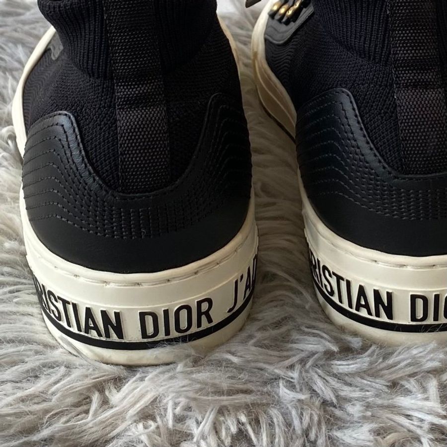 Dior 襪套型 字母鞋帶 女款 休閒鞋 布鞋 38號-2