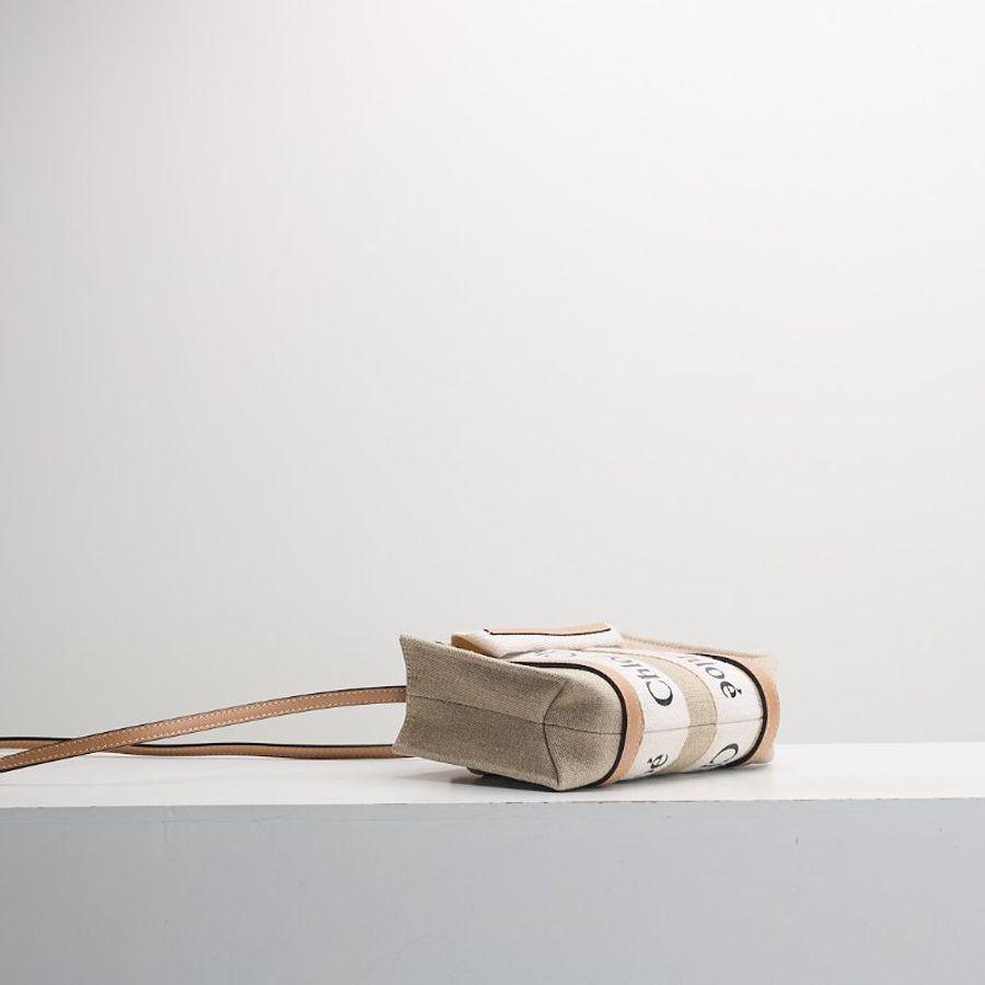 Chloé woody tote mini/奶茶-2