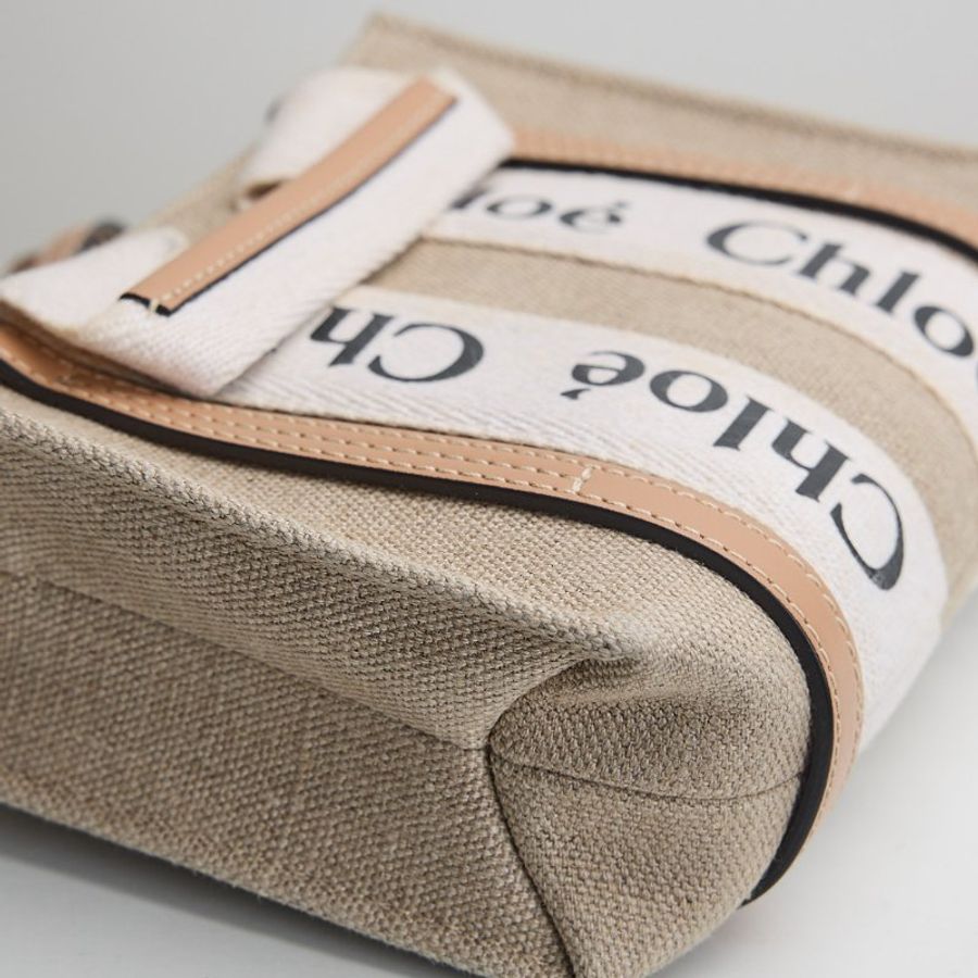 Chloé woody tote mini/奶茶-7