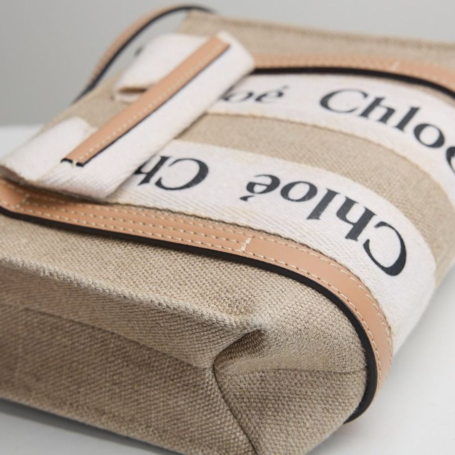 Chloé woody tote mini/奶茶-11
