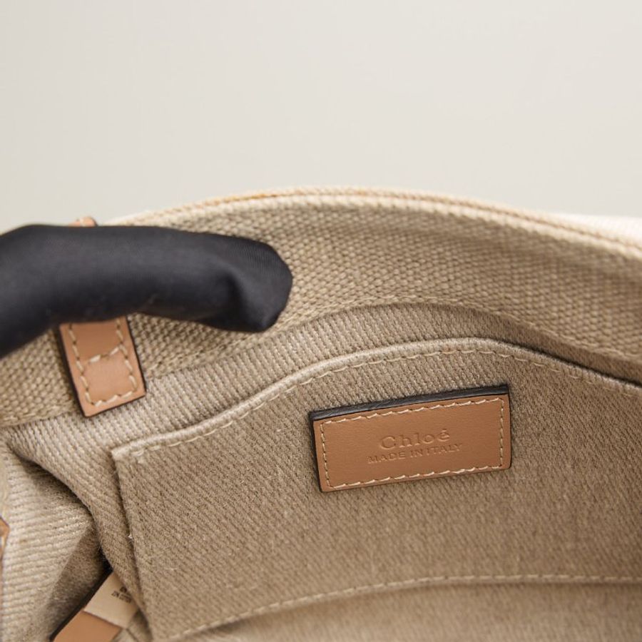 Chloé woody tote mini/奶茶-17