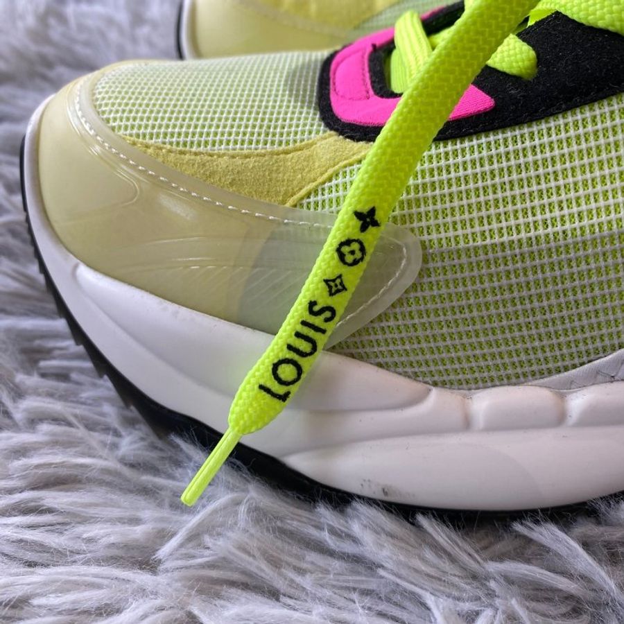 Louis Vuitton Run 55 螢光黃 厚底 增高 休閒鞋 運動鞋 女款 38號-2