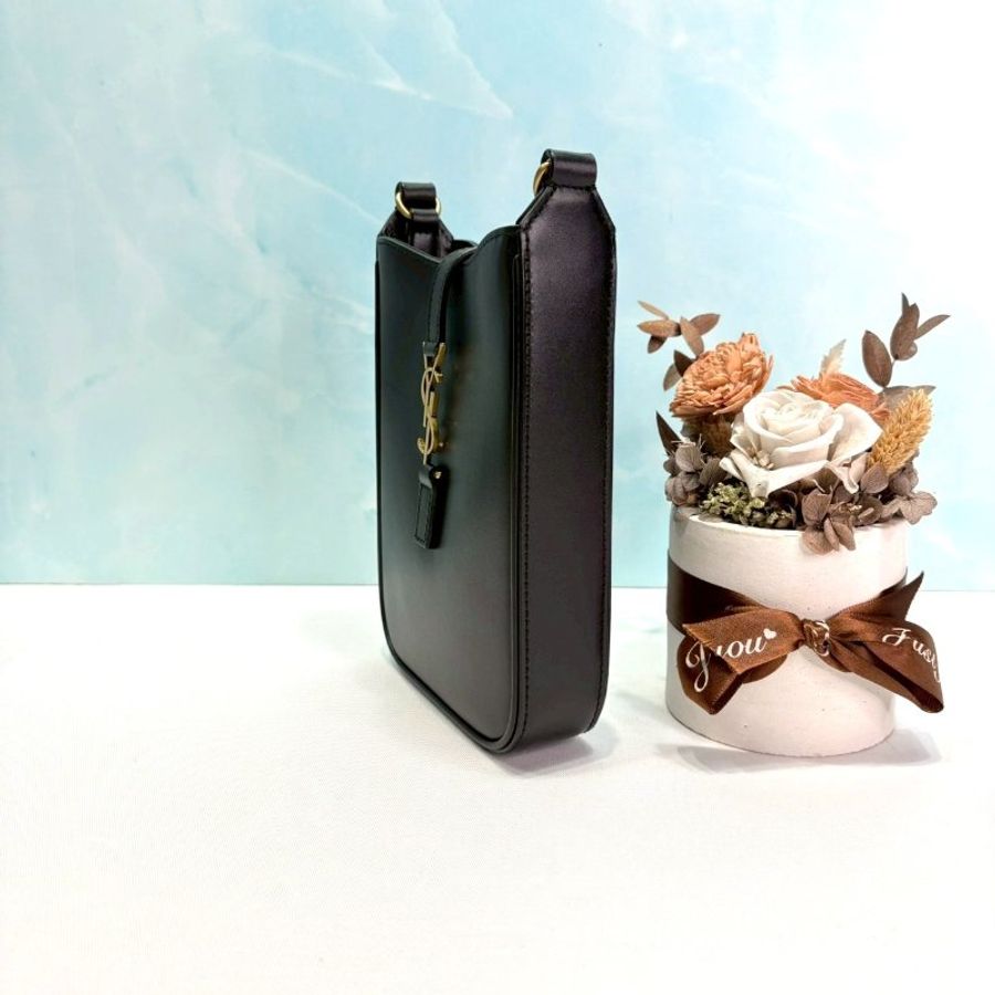 YSL Le5A7小牛皮迷你手機包-2