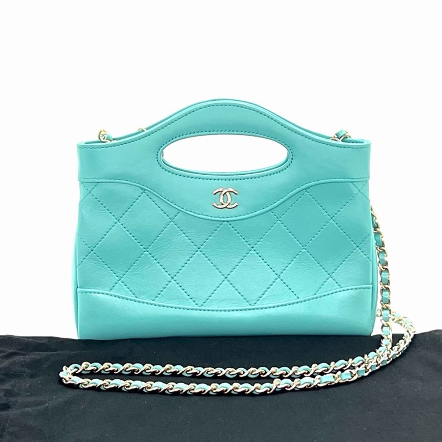 【威選精品】  ✨ CHANEL 金扣 31 Bag Nano 手提肩背斜背包 ✨-1