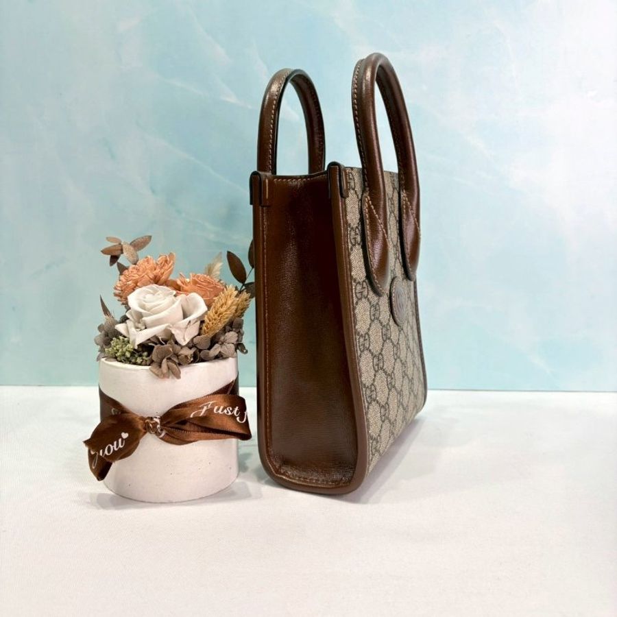 GUCCI Interlocking G迷你手提包-3