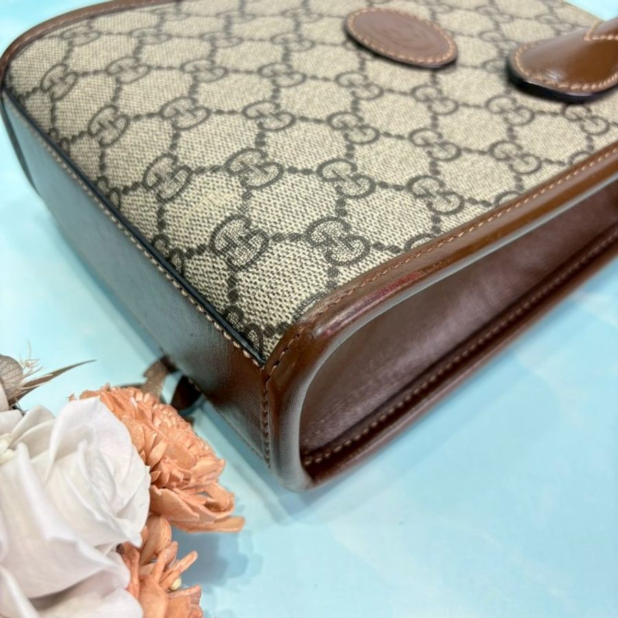 GUCCI Interlocking G迷你手提包-8