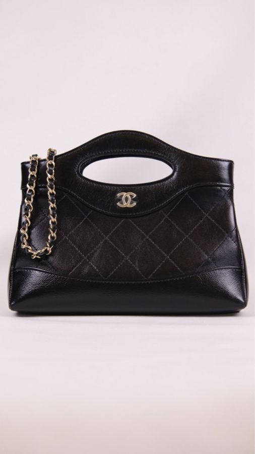 Chanel 24S油蜡皮羊皮31bag nano单肩包-0