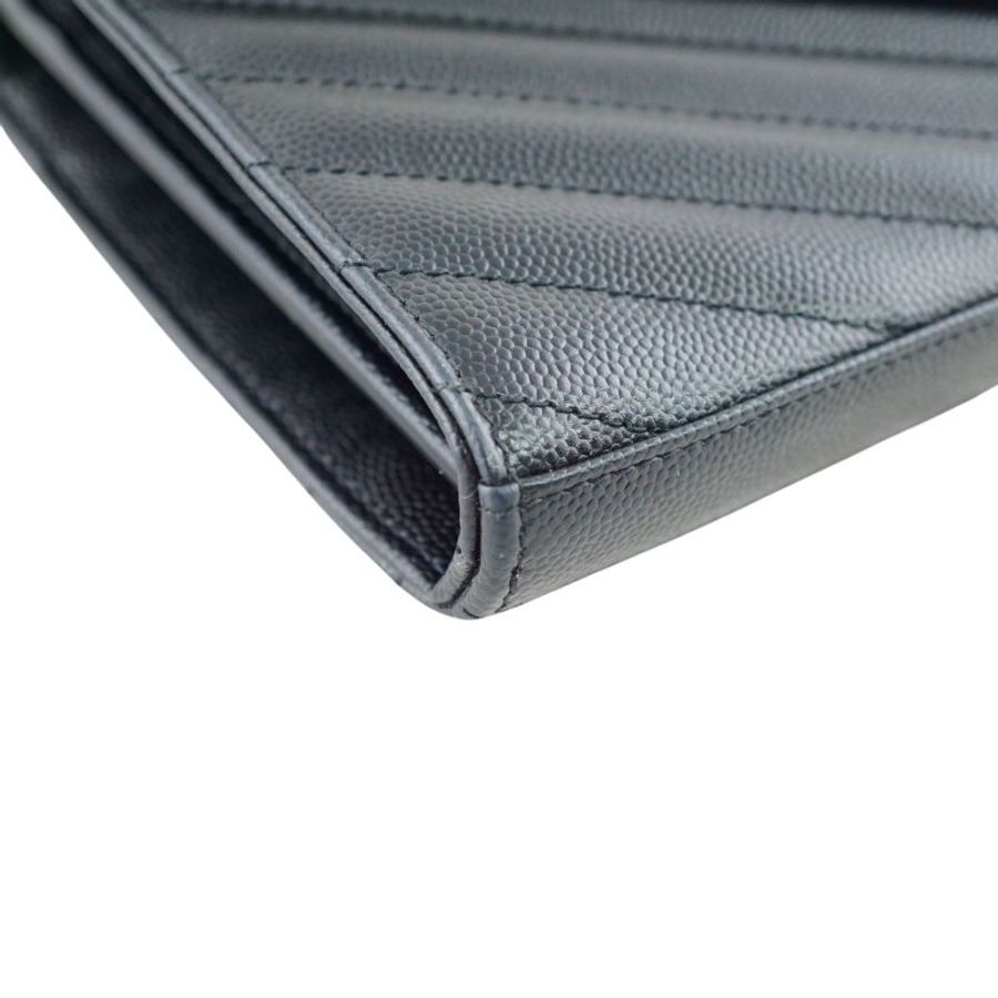 YSL Saint Laurent V字魚子醬牛皮WOC 斜背包-6