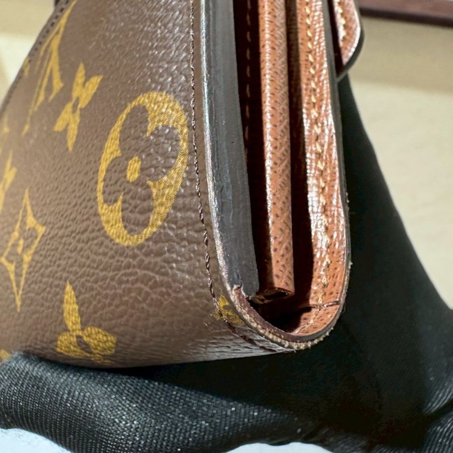 Louis Vuitton Sarah老花長夾 晶片款-7