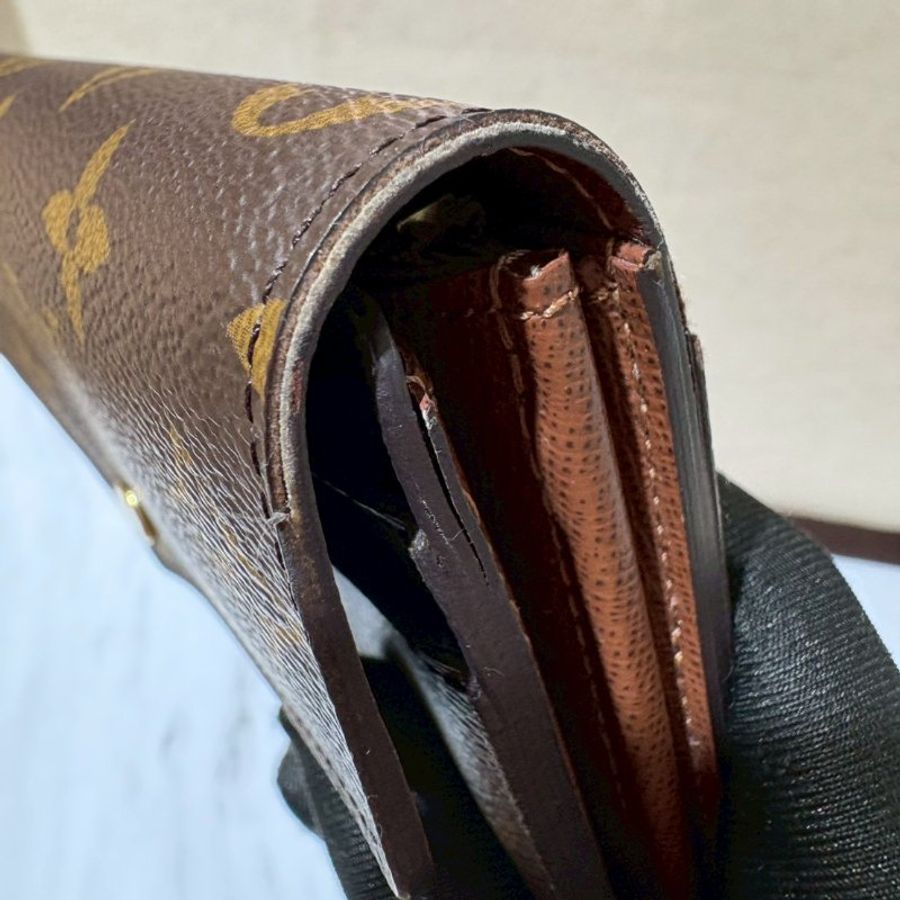 Louis Vuitton Sarah老花長夾 晶片款-12
