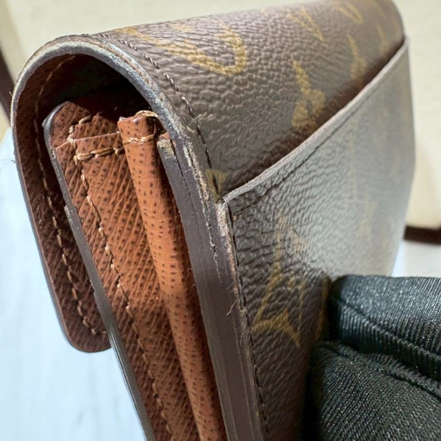 Louis Vuitton Sarah老花長夾 晶片款-13