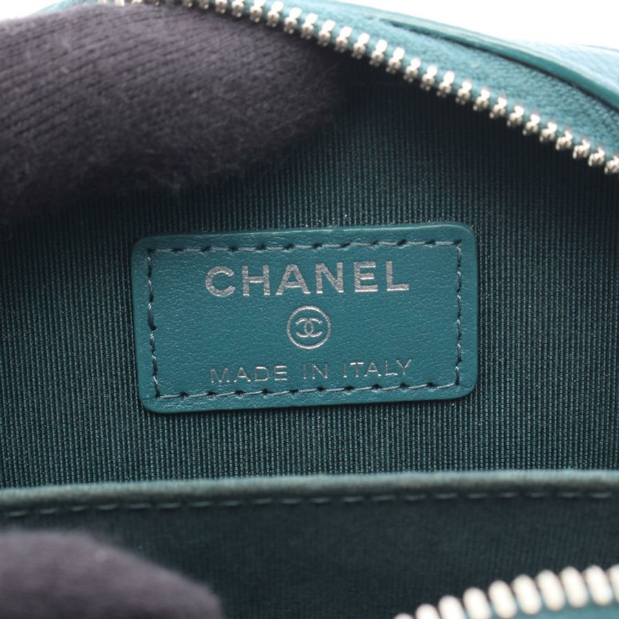 香奈兒 (CHANEL) Matelasse 手機鏈斜背包,皮革材質,綠色,SHW 二手-3