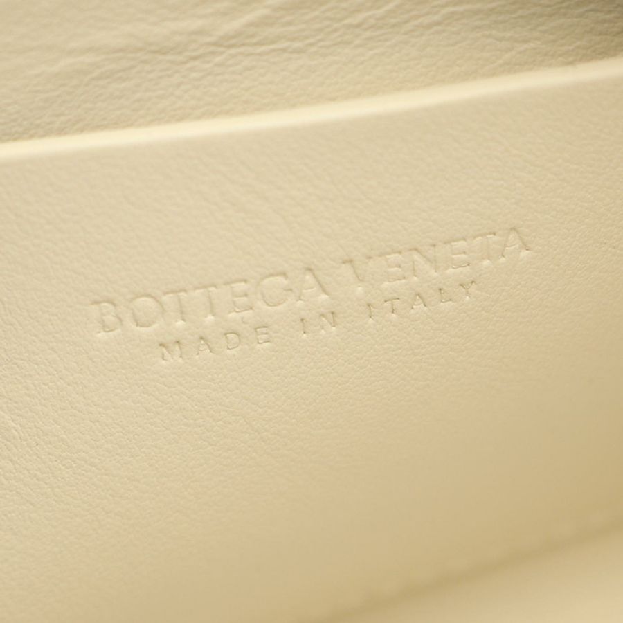 BOTTEGA VENETA Intrecciato 編織肩背包 794258VCPP19197 白色皮革 二手 女士-3