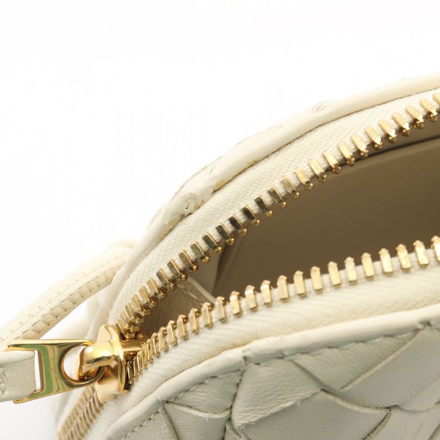 BOTTEGA VENETA Intrecciato 編織肩背包 794258VCPP19197 白色皮革 二手 女士-10