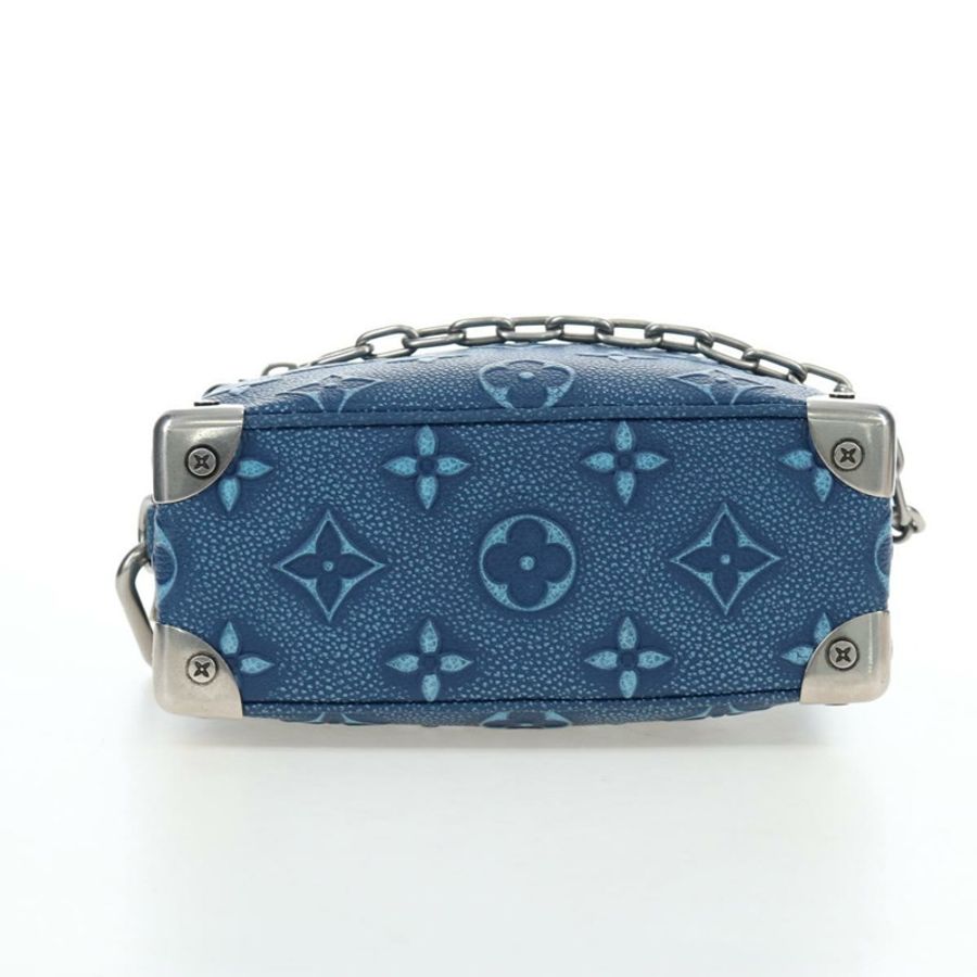 【日本直送】路易威登 Monogram 迷你軟箱包 藍色 M21368 LV 正品 191462SAM-4