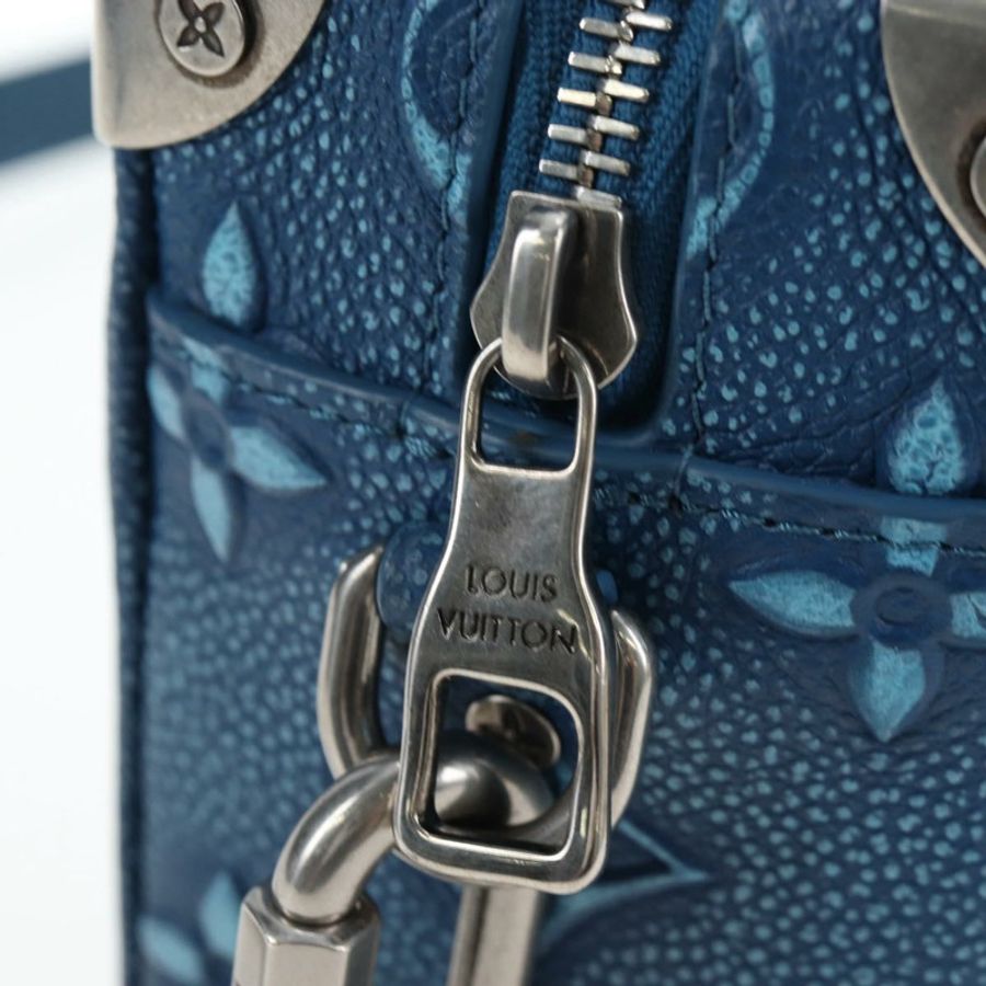 【日本直送】路易威登 Monogram 迷你軟箱包 藍色 M21368 LV 正品 191462SAM-18