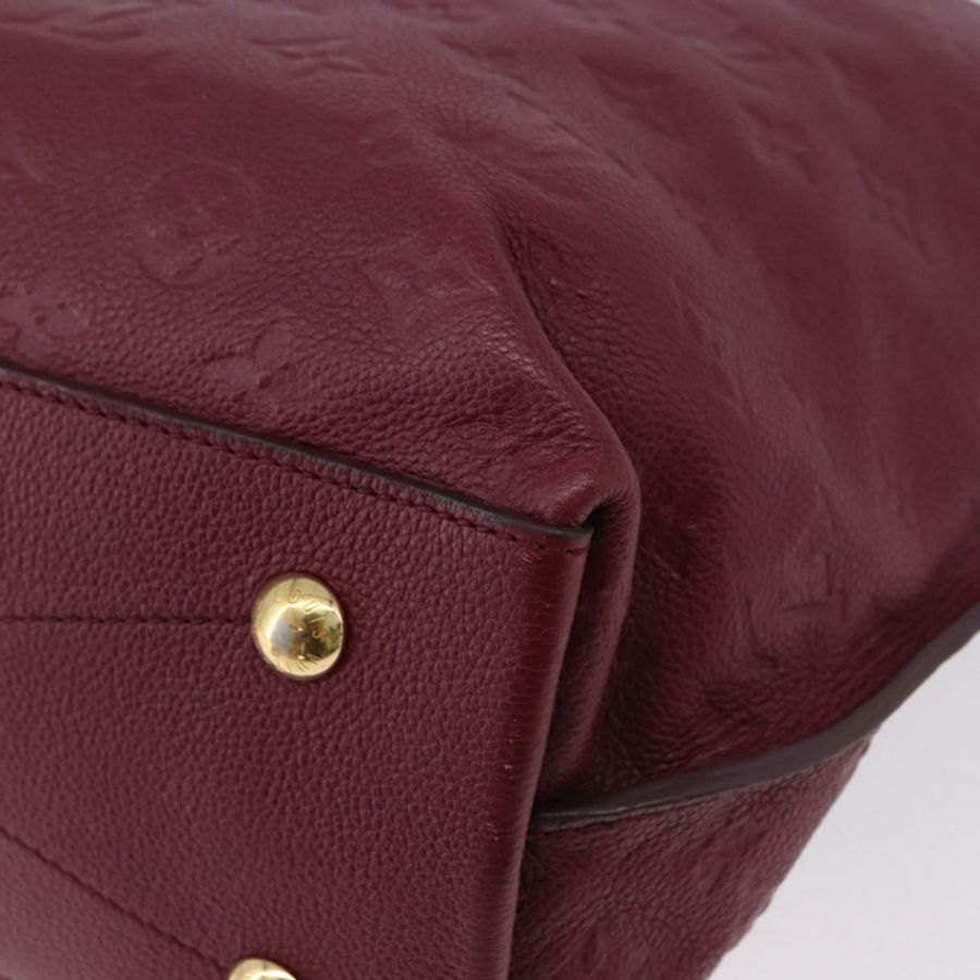 【日本直送】路易威登 Monogram Empreinte Metis 肩背包 酒紅色 M40813 正品 ka5209V-17
