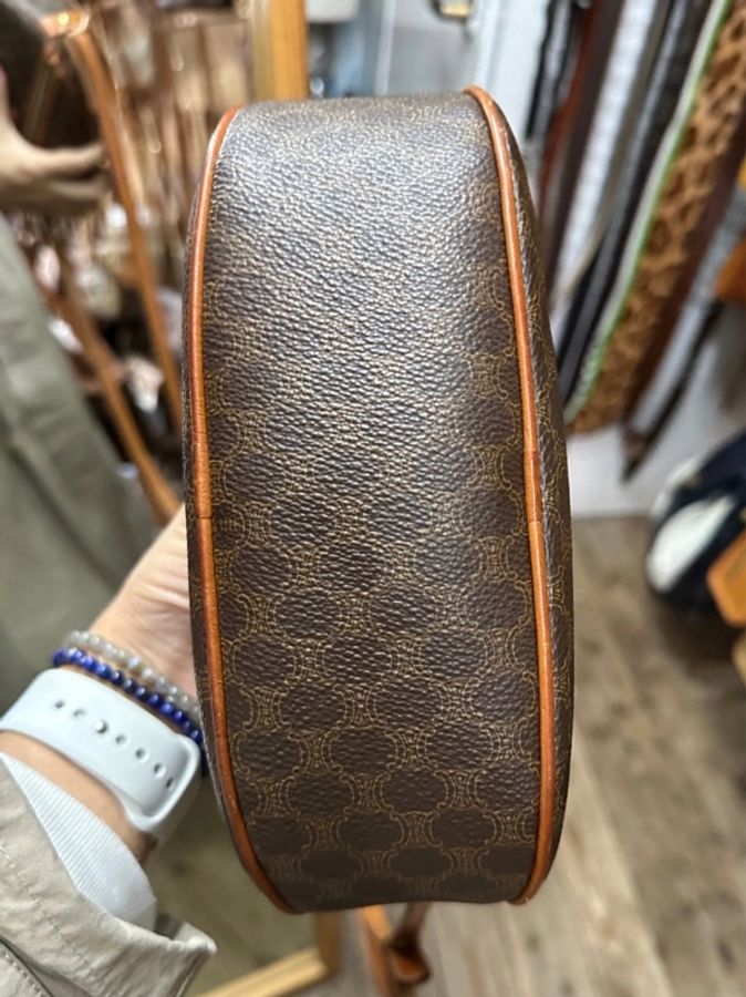 CELINE Vintage 圓弧肩背包-3