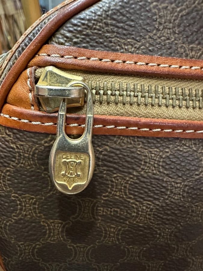 CELINE Vintage 圓弧肩背包-4