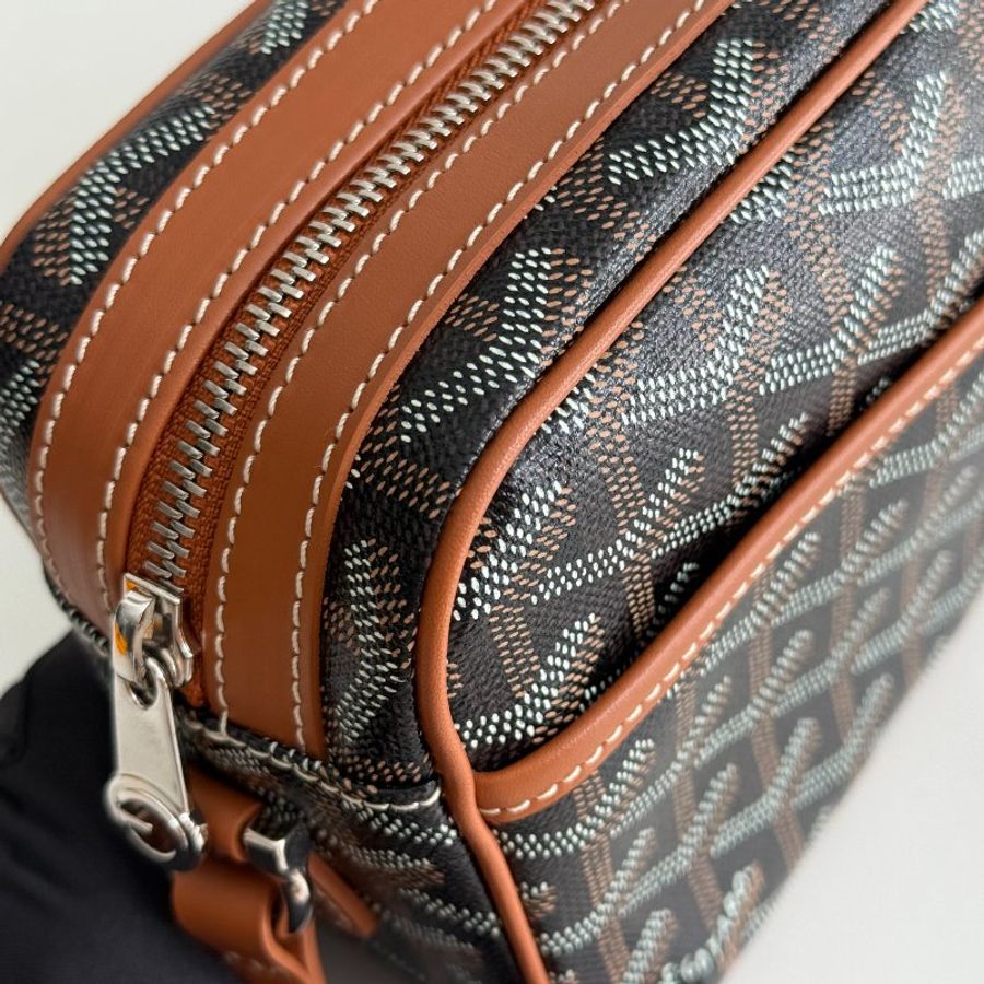 99新🆕 Goyard 戈雅 Cap-Vert PM Bag 相機包 棕-8