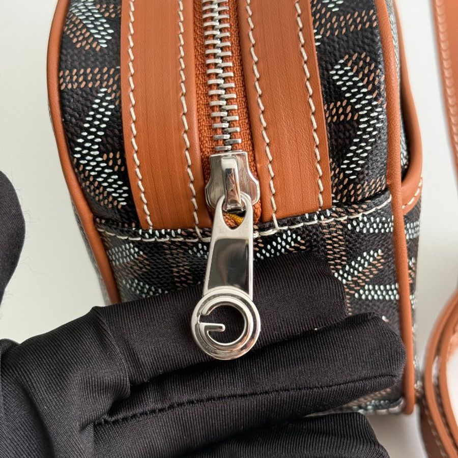 99新🆕 Goyard 戈雅 Cap-Vert PM Bag 相機包 棕-12