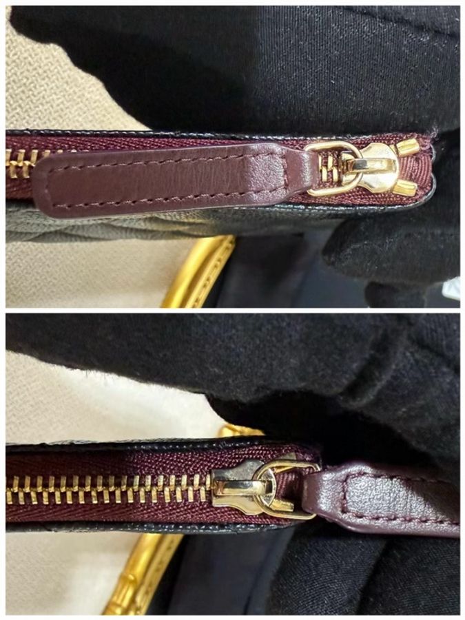 CHANEL 經典荔枝牛皮零錢包-3