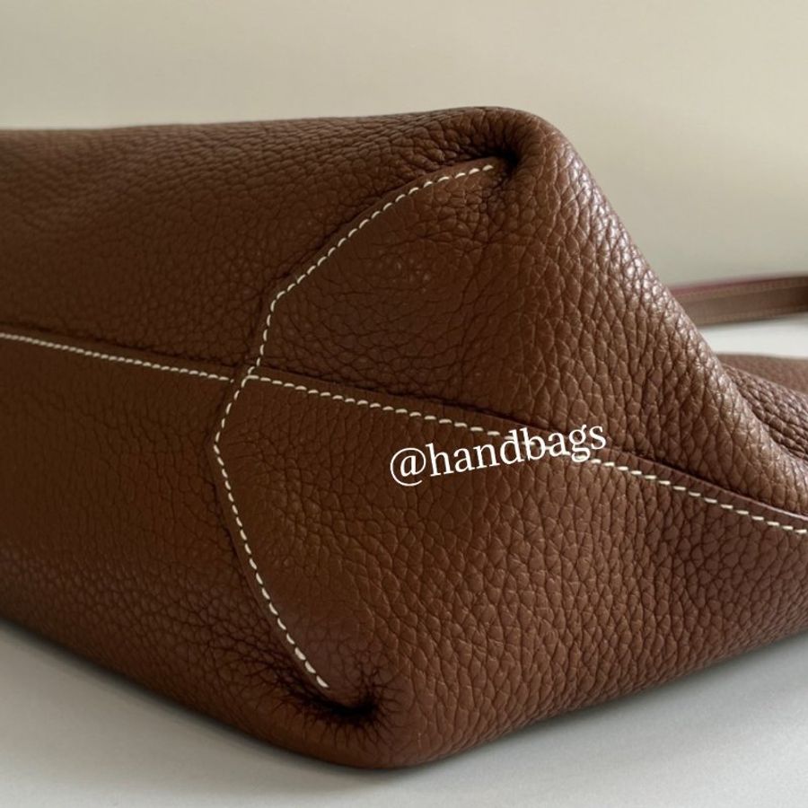 Hermes Double Sens 45 栗子色/ 托斯卡紫色 雙面 雙色 手提包 托特包-3