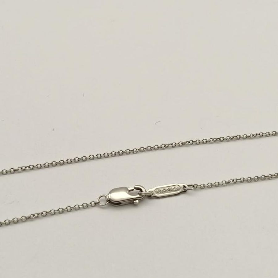 TIFFANY&CO 鑽石pt950黃鑽0.46克拉項鏈項鏈-4