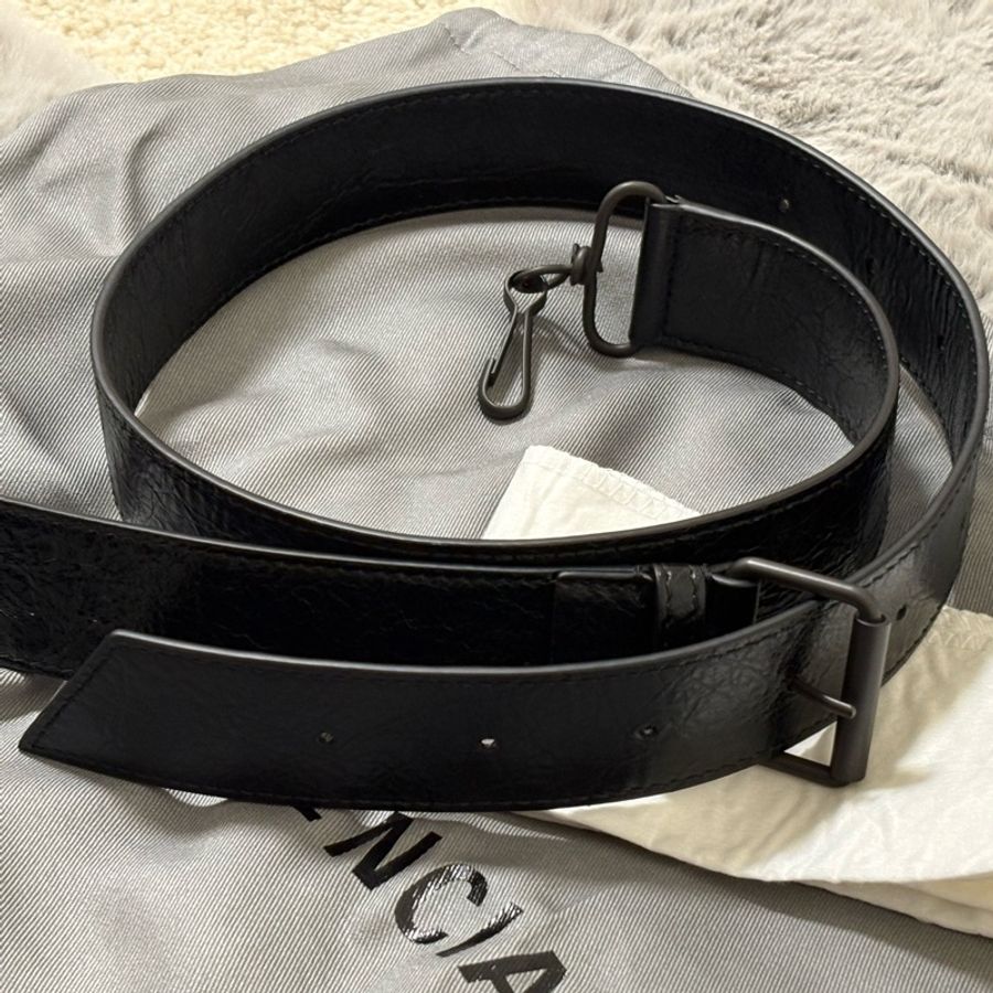 全新BALENCIAGA 巴黎世家 MEN‘S LE CITY MOTO SMALL IN BLACK專櫃強勢回補款-8