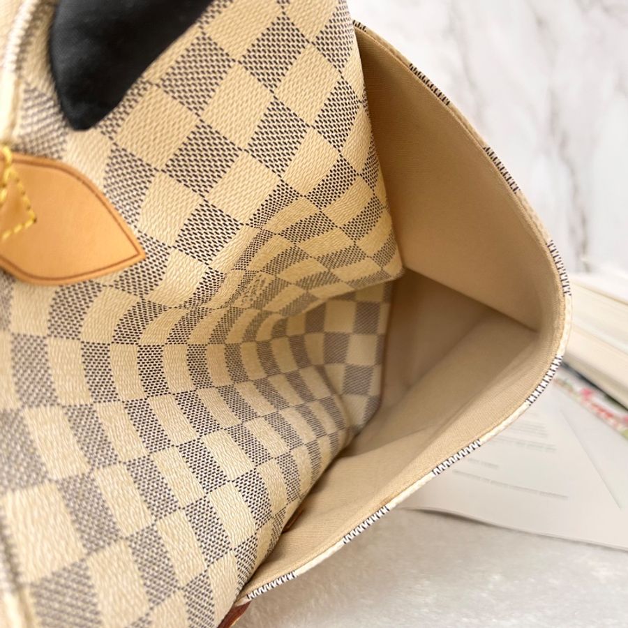 LV Damier Azur 白棋盤格 Totally MM 中號托特包-20