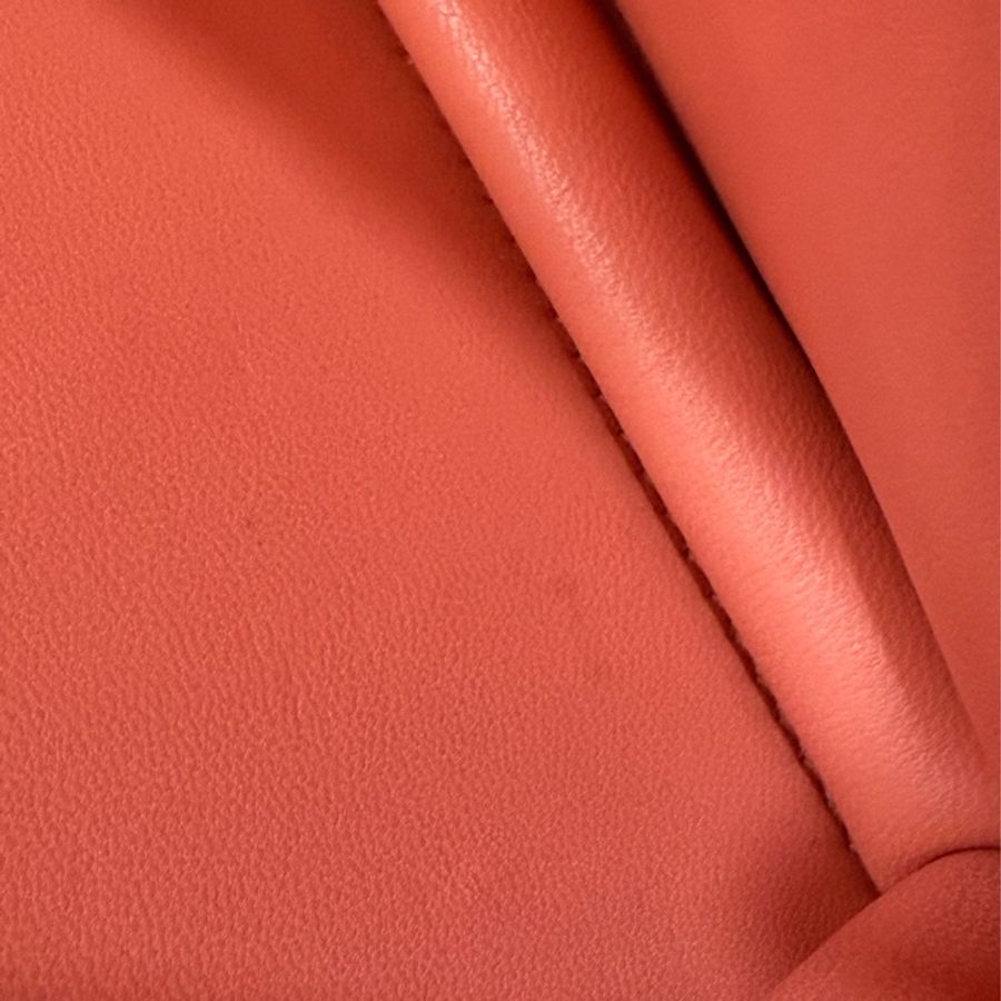 HERMES MINI Constance 18 EPSOM 淺粉橘 淡藕粉 銀釦 康康 斜背包 肩背包-75