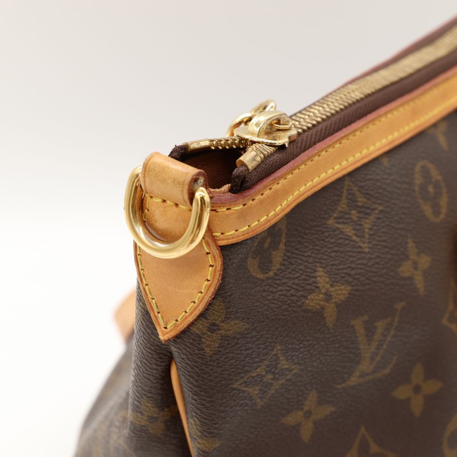 LV Louis Vuitton Palermo PM 經典老花帆布兩用手提包-6