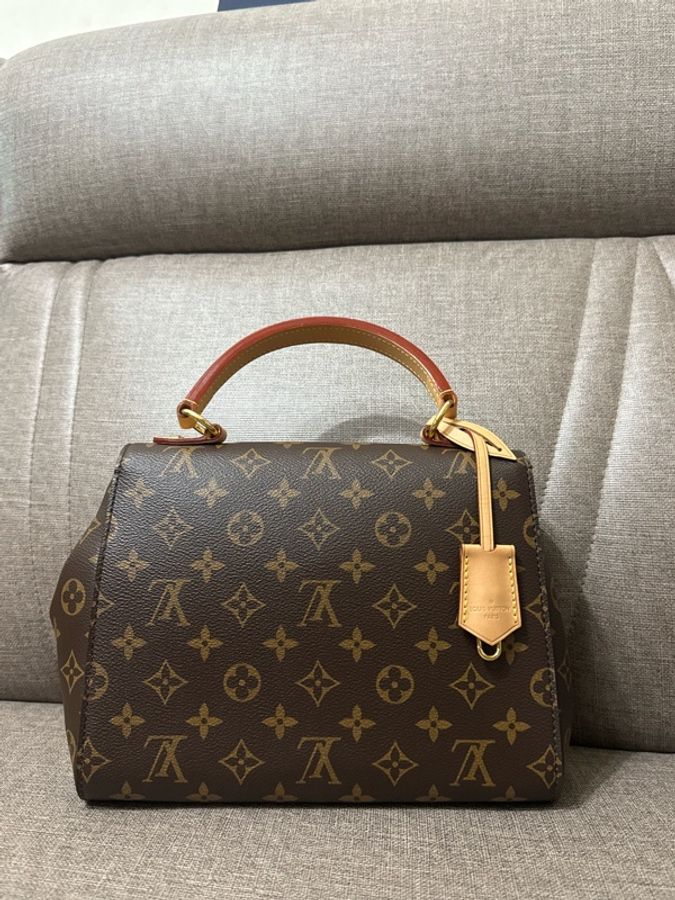 Louis Vuitton Monogram Canvas and Leather Cluny BB Bag-1